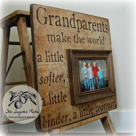 GRANDPARENTS DAY Grandparents Picture Frame Grandparents | Etsy