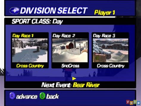 Polaris Snocross Vgdb V Deo Game Data Base