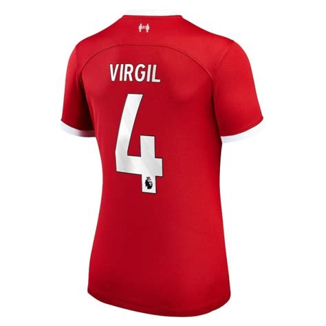 Maillot Liverpool Domicile 2023 2024 Femme Virgil Foot Soccer Pro