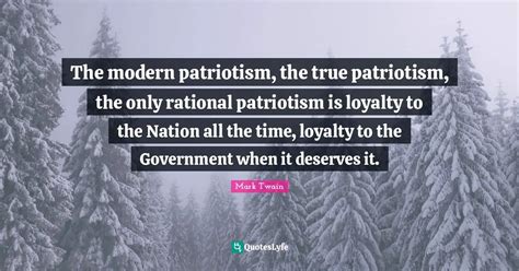 The Modern Patriotism The True Patriotism The Only Rational Patrioti