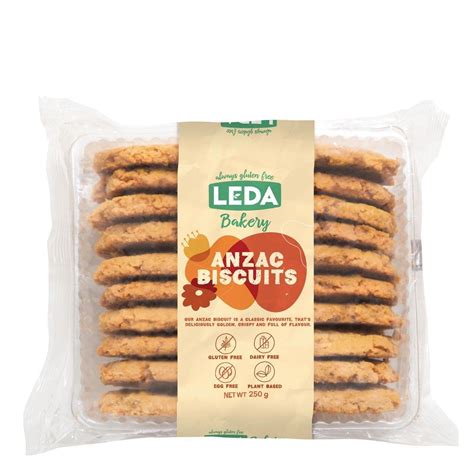 LEDA BAKERY ANZAC BISCUITS GLUTEN FREE Zone Fresh