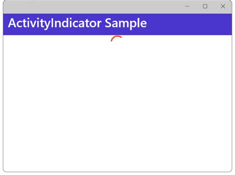 NET MAUI ActivityIndicator ActivityIndicator の基本 HIROs NET Blog