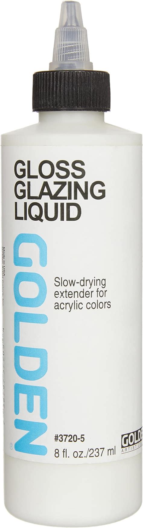 Amazon Golden Acryl Med Oz Glaze Liquid Satin