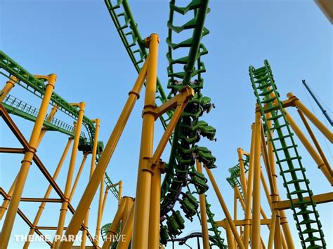 The Riddler Revenge At Six Flags New England Theme Park Archive