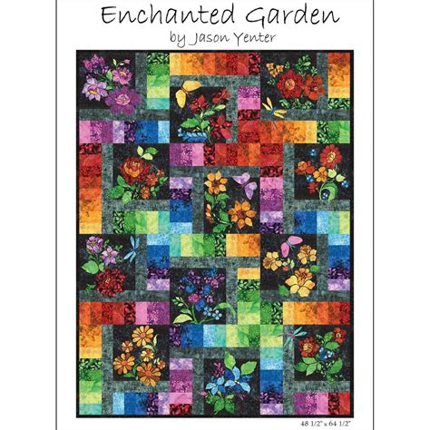 Ships Now Floragraphix Batiks 4 Enchanted Garden Block Of The Month