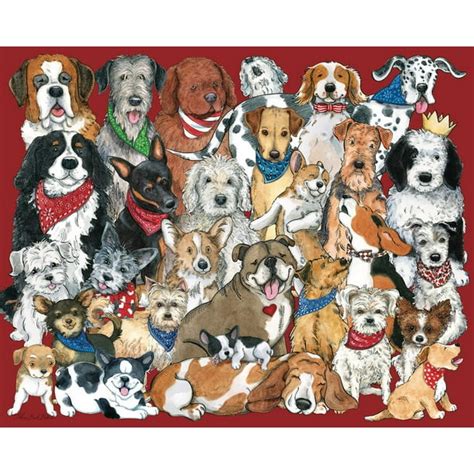 Dogs,Dogs,Dogs, a 1000-piece Puzzle by Hart Puzzles - Walmart.com ...