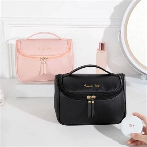 Pu Leather Large Cosmetic Bag Power Day Sale