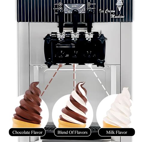 Mehen Soft Serve Ice Cream Maker Gelato Machine And Soft Ice Cream Maker