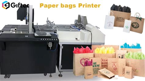 Digital Fast Speed Paper Bag Printer Direct To Package Printer With