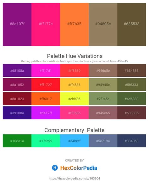 5 Dark Magenta Color Schemes | Hexcolorpedia