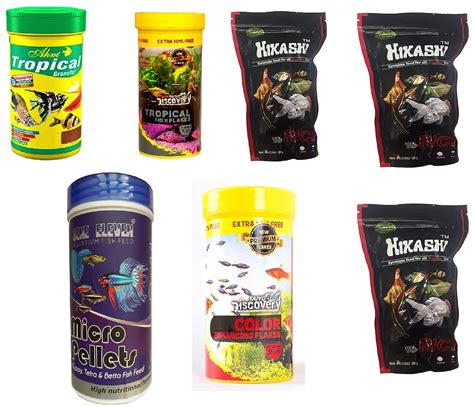 Best Tropical Fish Food Collection In Combo Total G Fish Food