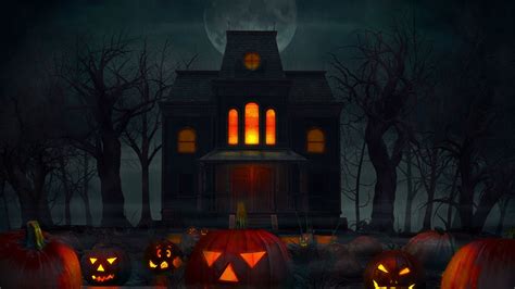 Haunted House Rainy Night Halloween Ambience Spooky Halloween Sounds