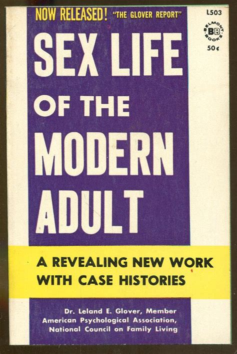 Sex Life Of The Modern Adult By Glover Dr Leland E Nf Paperback