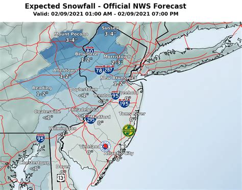 N.J. weather: Winter weather advisories issued with 1-4 inches of snow ...