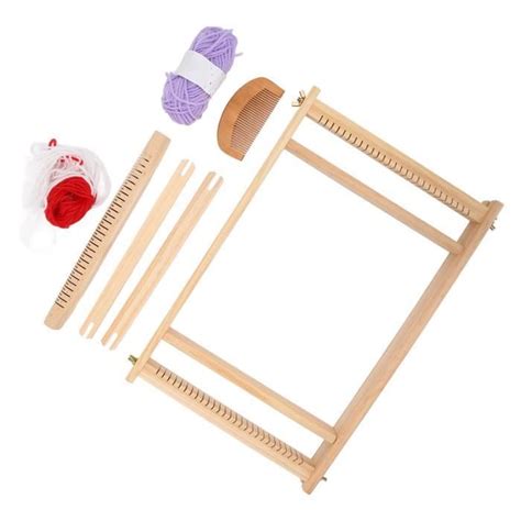 Kit de métier à tisser pour enfants Kit de Métier à Tisser en Bois pour