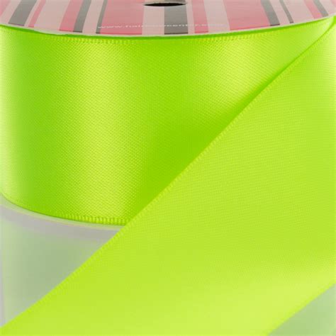 4 Double Faced Satin Ribbon 544 Key Lime 3yd Michaels