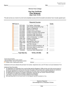 Fillable Online Mineralarea Fire Science Mineralarea Fax Email Print