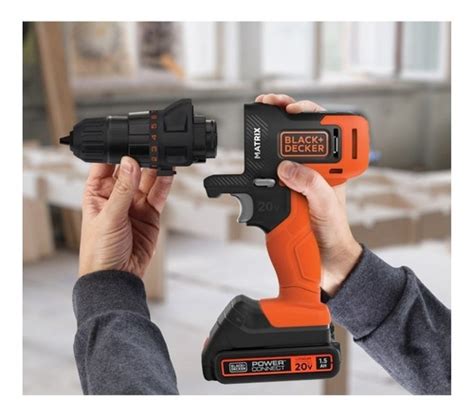 Kit Matrix 20v Multifunção 6 Em 1 Black Decker Biv C Maleta