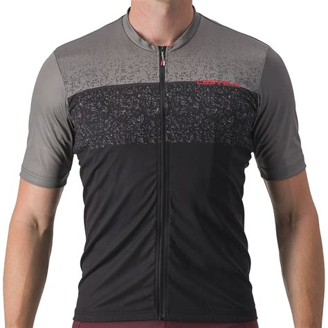 Castelli Maillot Manches Courtes Homme Unlimited Entrata Gunmetal