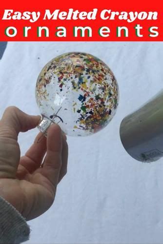 Diy Melted Crayon Ornaments In Easy Steps Video Video Clear