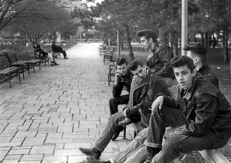 Greasers In Nyc 1950s Oldschoolcool