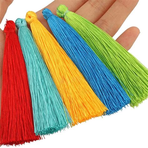 20pcslot Color 9cm Tassels Diy Polyester Tassel For Jewelry Earing Accesorries Handmade For