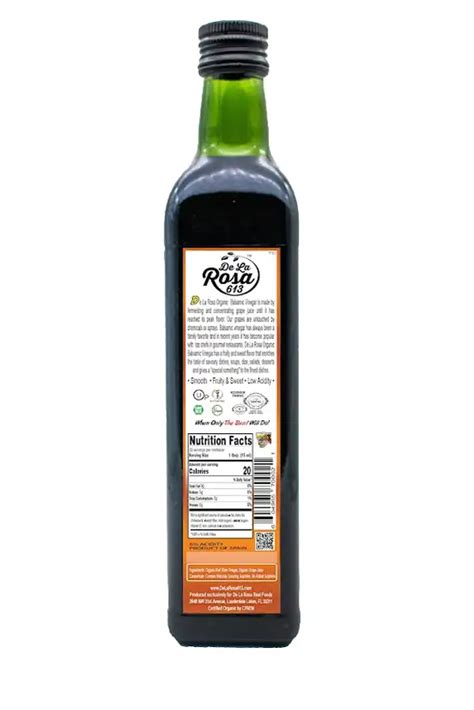 Buy Organic Balsamic Vinegar De La Rosa