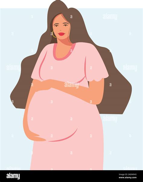 A Modern Banner About Pregnancy And Motherhood Stock Vector Image And Art Alamy