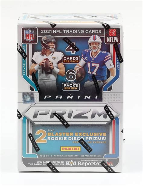 2021 Panini Prizm Football Blaster Box With 6 Packs Pristine Auction