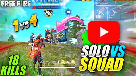 Nonstop🎯🥵 Solo Vs Squad Gameplay👑 18 Kills😳🔥 Garena Free Fire