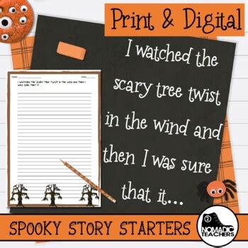 Spooky Stories 9 Halloween Narrative Writing Prompts By 2 Nomadic