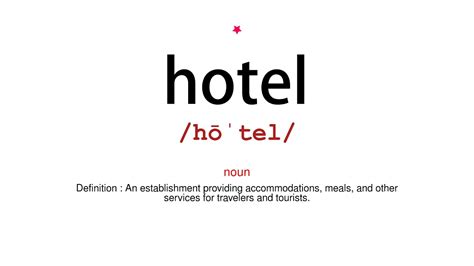 How To Pronounce Hotel Vocab Today YouTube