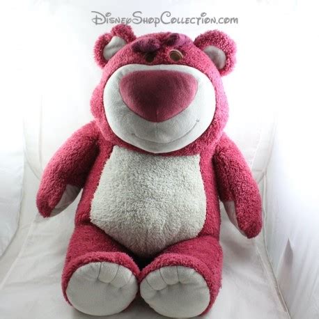 Gran Oso De Peluche Lotso Disney Toy Story Aroma Rosa Fresa Sentado