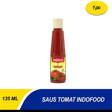 Jual Indofood Saus Tomat 135ml Shopee Indonesia