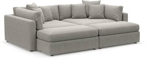 Haven 2 Piece Media Sofa And 2 Ottomans Value City Furniture