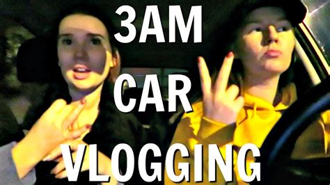 3am Car Vlogging Through Our Hometown Vlogmas Youtube