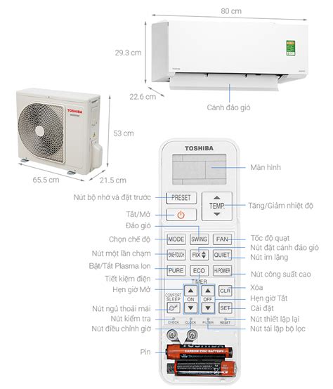 Máy lạnh Toshiba Inverter 1 HP RAS H10E2KCVG V