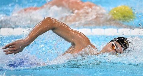 Kim Woo Min Reaches Men S M Freestyle Swimming Final At Paris