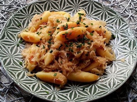 Schupfnudel Sauerkraut Pfanne Von Chefchaoskitchen Chefkoch Rezept Schupfnudeln Mit