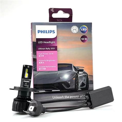 Philips Faro Led H Ultinon Rally Potencia M Xima De W Lm