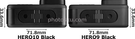 ゴープロ「hero10 Black」と「hero9 Black」の違い フォトスク