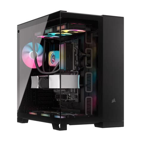 Corsair 6500x Mid Tower Dual Chamber Pc Case Black Cc 9011257 Ww