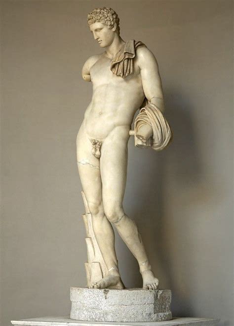 Statue Of Hermes Belvedere Rome Vatican Museums Statue Roman