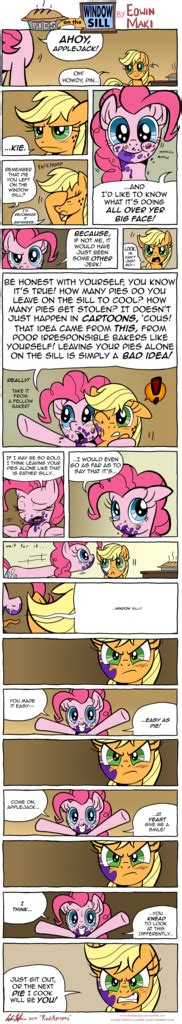 741083 Safe Artist Redapropos Applejack Pinkie Pie Absurd