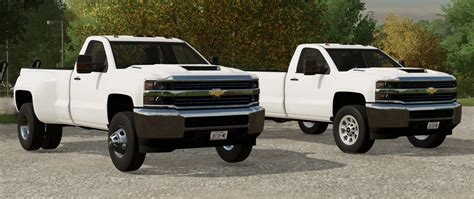 2017 Chevy Silverado 3500HD Single Cab Long Bed V1 0 FS22 Mod Farming