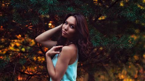 Fondos De Pantalla Luz De Sol Bosque Mujeres Al Aire Libre Mujer Modelo Pelo Largo