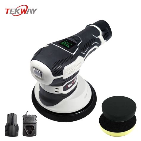 Tekway New Product V With Led Digital Display Car Polisherlithium