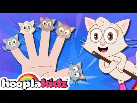 Fun Kids Songs + Cat Finger Family Song | HooplaKidz Nursery Rhymes ...