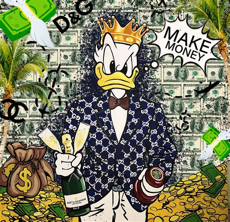 Scrooge McDuck and money | Etsy