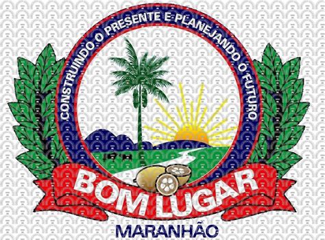 Bras O E Bandeira Da Cidade De Bom Lugar Ma Mbi Br